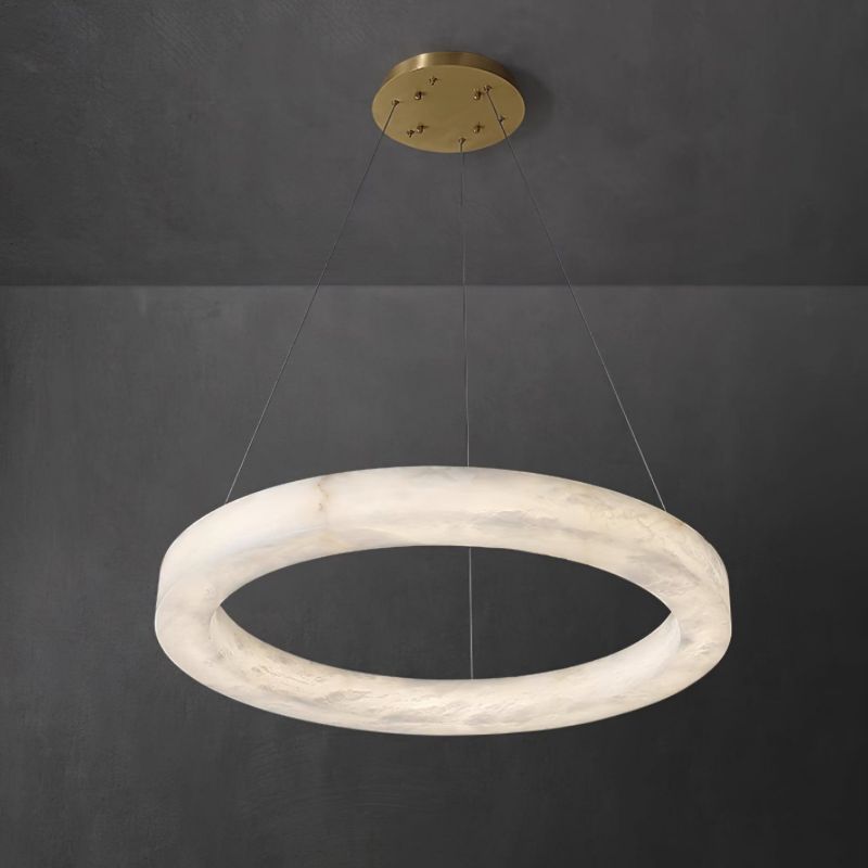 Alabaster Globle Chandelier Light