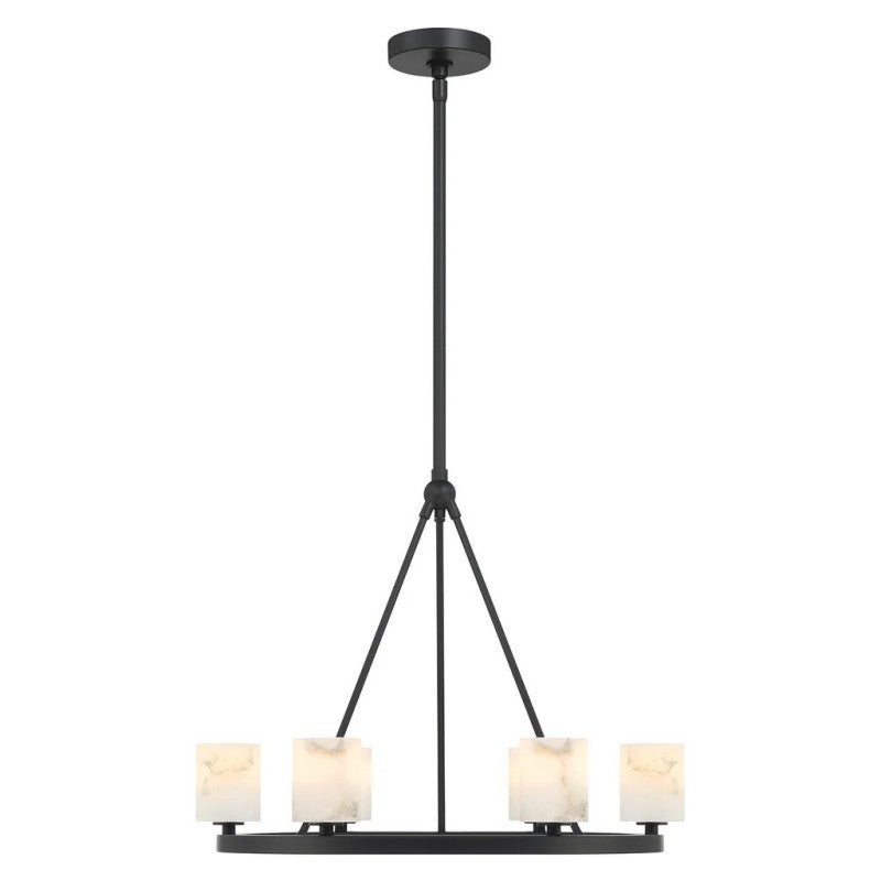 Aragon 6 Light Chandelier Alabaster