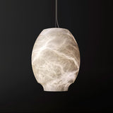 Alabaster Lantern Round Pendant