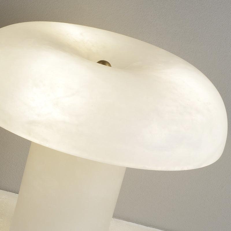 Modern Alabaster Mushroom Table Lamp