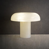 Modern Alabaster Mushroom Table Lamp