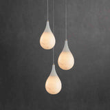 Alabaster Teardrop Pendant Light