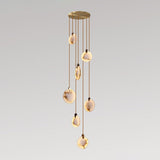 Alabaster Long Staircase Pendant Light