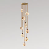 Alabaster Long Staircase Pendant Light