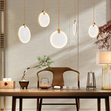 Alabaster Long Staircase Pendant Light
