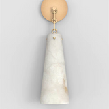 Steven Contemporary Alabaster Wall Sconce