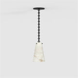Steven Contemporary Unique Alabaster Pendant Light