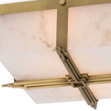 Gotham Alabaster Flush Mount