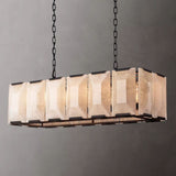 Paula Calcite Rectangle Chandelier