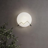 M Letter Alabaster Wall Sconce