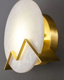 M Letter Alabaster Wall Sconce