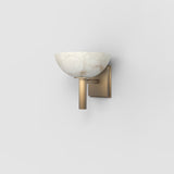 Melange Alabaster Bedside Wall Sconce,Indoor Hallway Wall Lamp