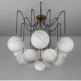 Alabaster Ball Chandelier