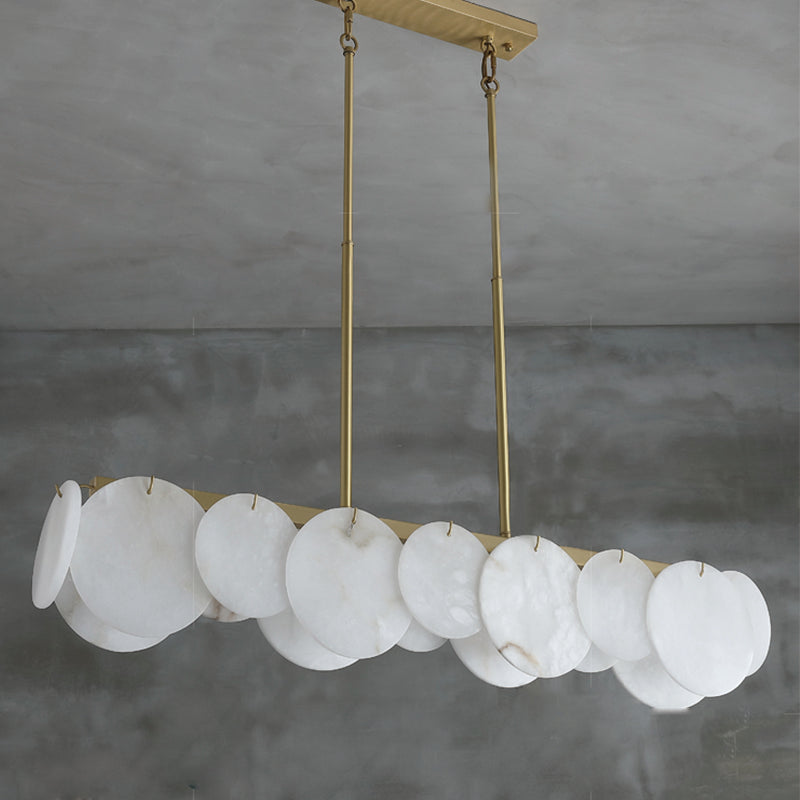 Modernity Alabaster Linear Chandelier