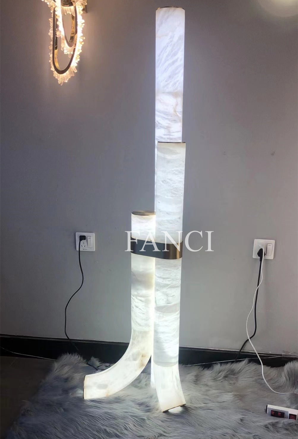 Nova Alabaster Floor Lamp