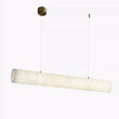 Sylvia Alabaster Linear Pendant Light Over Kitchen Island