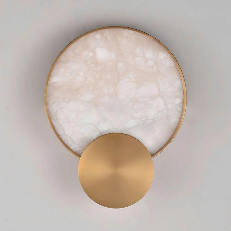 Terre Sve Alabaster Wall Sconce