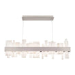 Acropolis 46in LED Linear Alabaster Chandelier