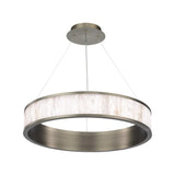 Coliseo Alabaster 28in LED Round Chandelier