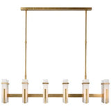 Alabaster Ian K Fowler Malik Large Linear Chandelier